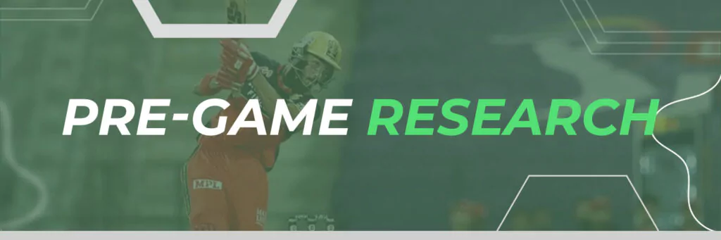Pre-game Research