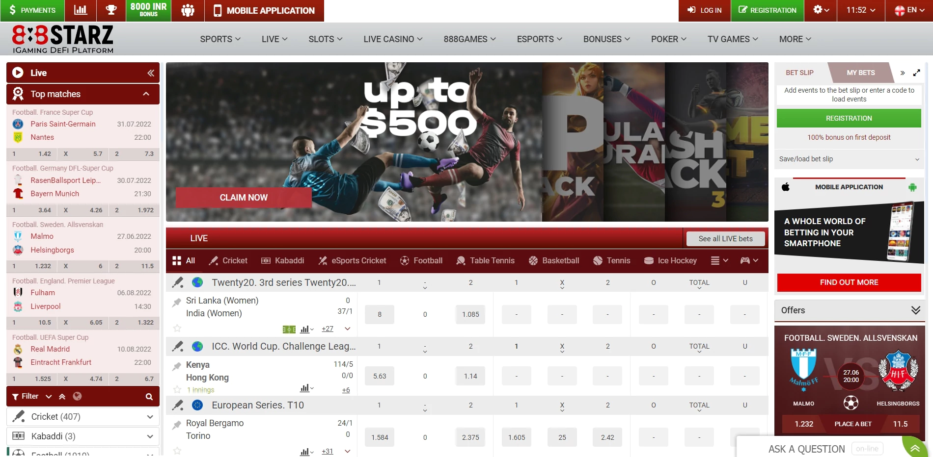888starz homepage